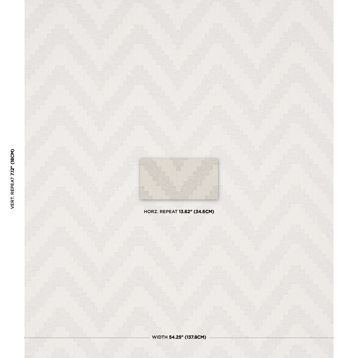 Schumacher Verne Dove Fabric Sample 76531