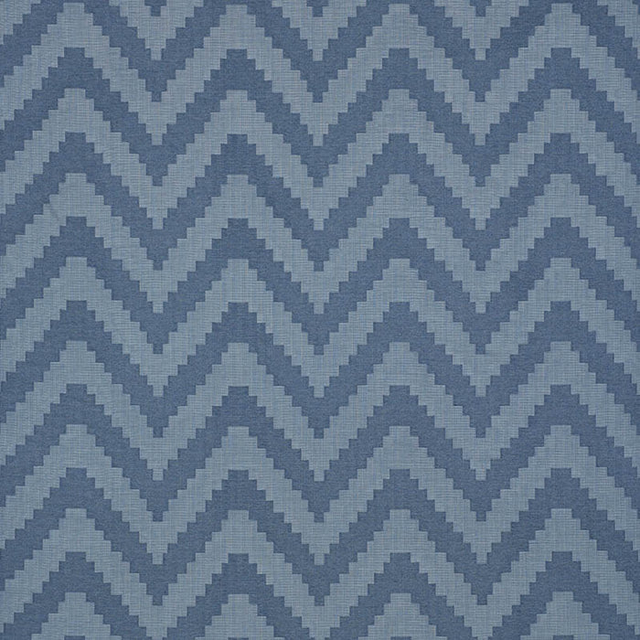 Schumacher Verne Indigo Fabric Sample 76532