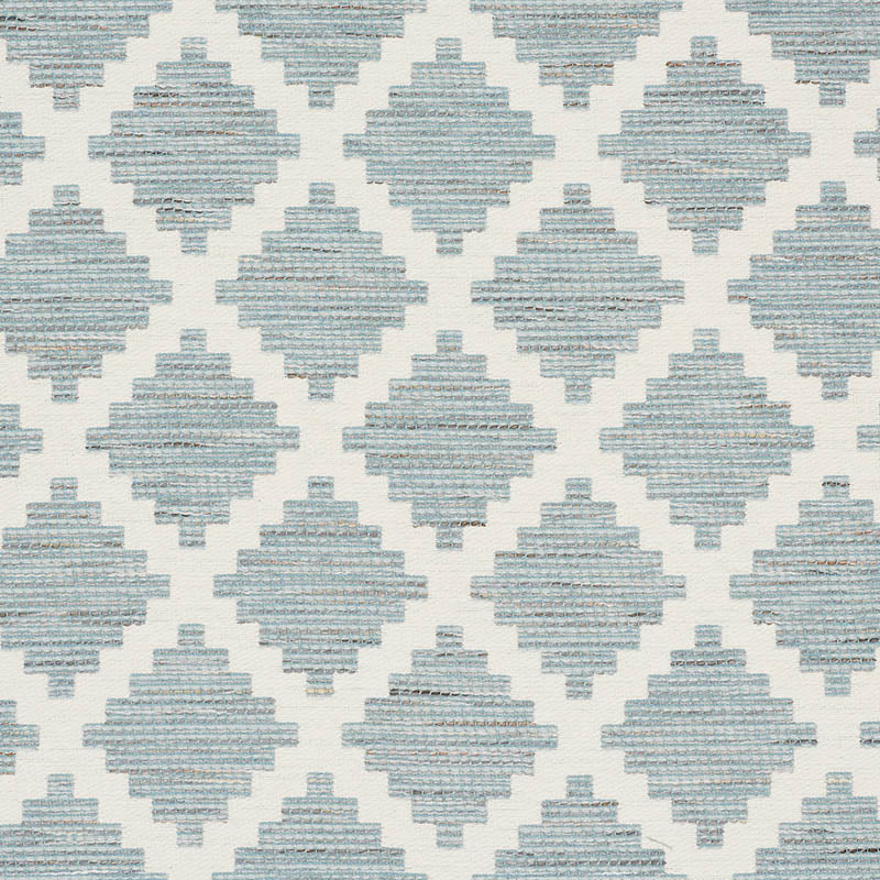 Schumacher Tibur Sky Fabric Sample 76543