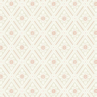 Schumacher Ester Natural Wallpaper 7660