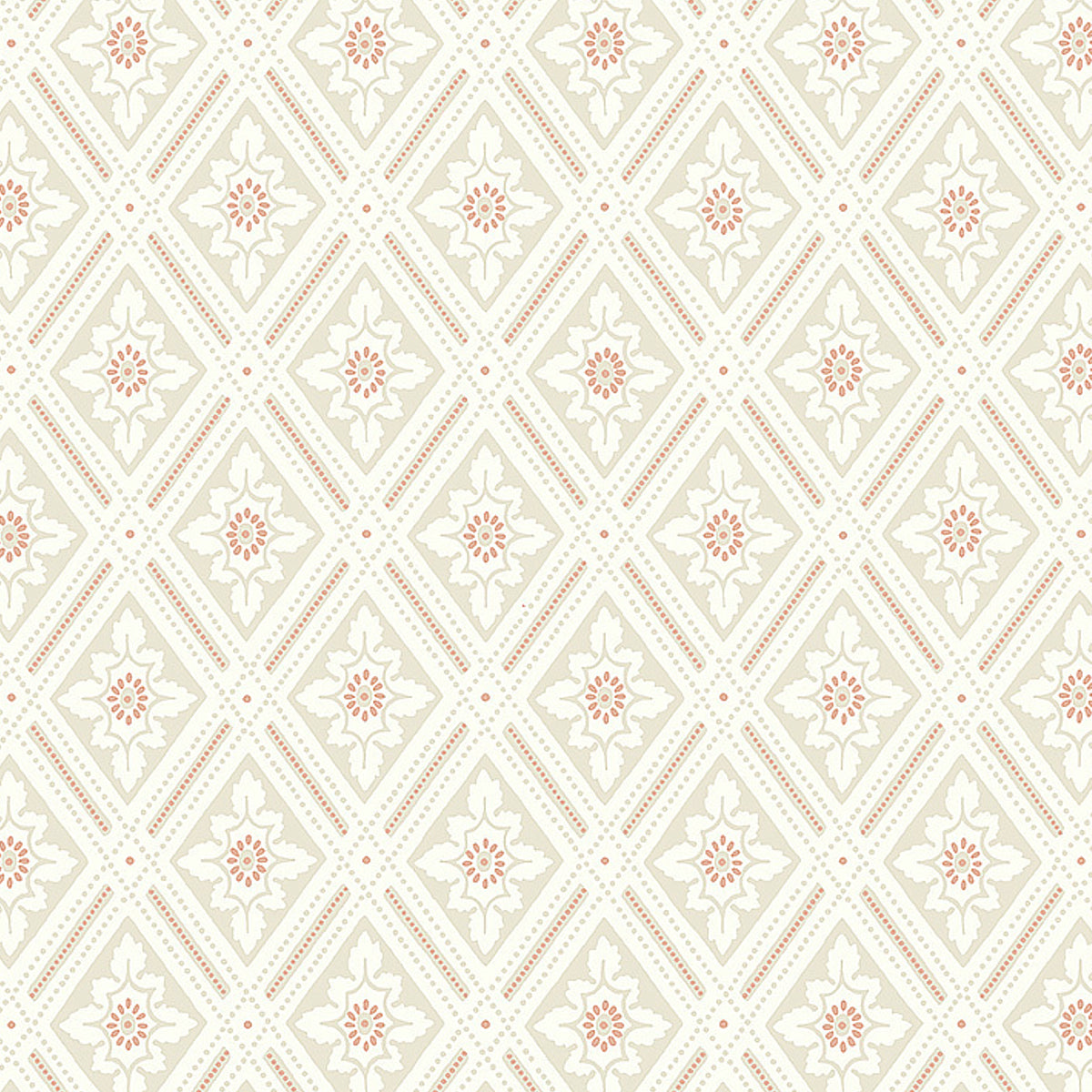 Schumacher Ester Natural Wallpaper Sample 7660