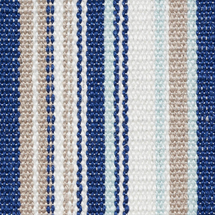 Schumacher Ponderosa Stripe Blue Fabric 76630