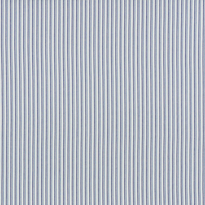 Schumacher Barbary Stripe Indoor/Outdoor Blue Fabric Sample 76641