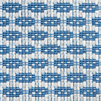 Schumacher Hickox Indoor/Outdoor Blue Fabric 76651