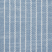 Schumacher Garter Stripe Indoor/Outdoor Sky Fabric 76671