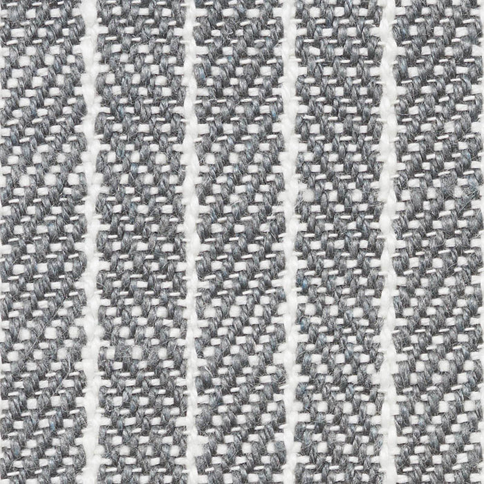 Schumacher Garter Stripe Indoor/Outdoor Slate Fabric Sample 76673