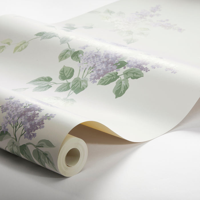 Schumacher Lilacs Lilac Wallpaper Sample 7668