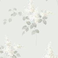 Schumacher Lilacs Grey Wallpaper 7669