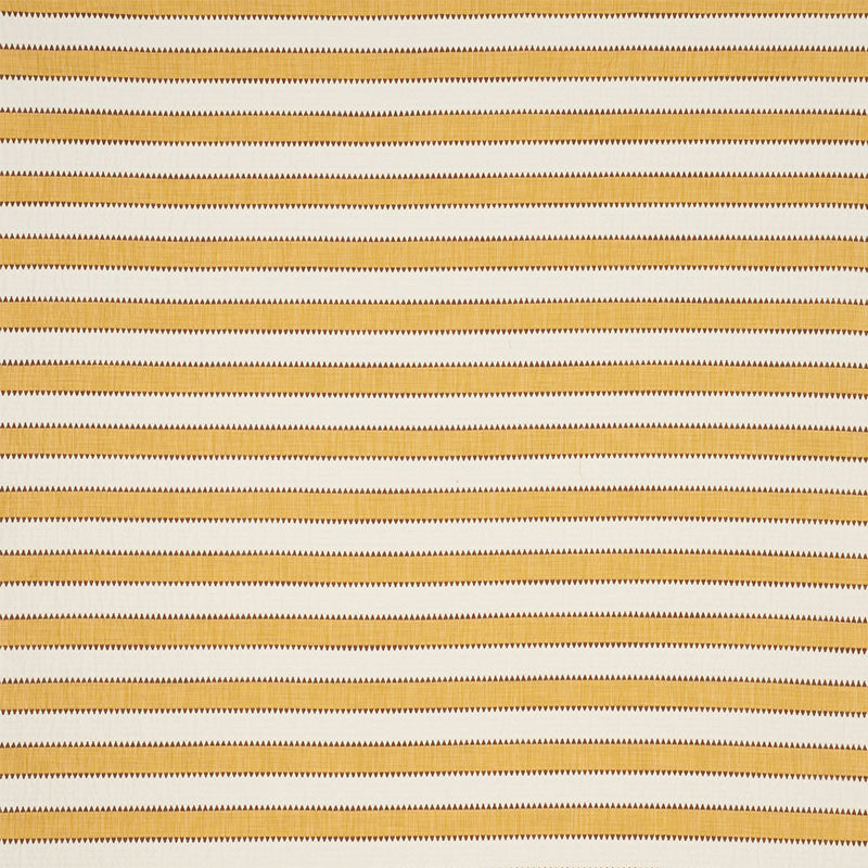 Schumacher Isolde Stripe Matelasse Yellow Fabric Sample 76752