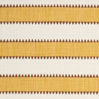 Schumacher Isolde Stripe Matelasse Yellow Fabric 76752
