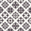 Schumacher Tristan Patchwork Charcoal Fabric 76761