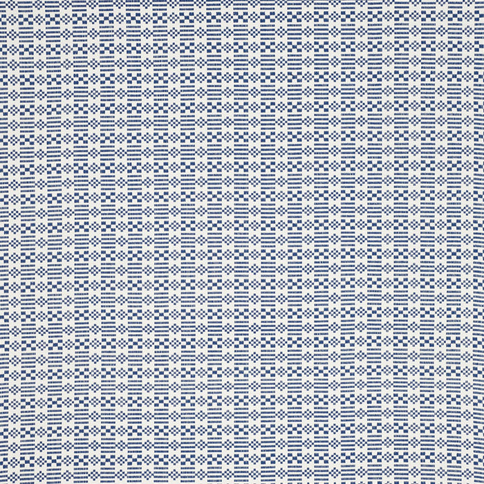 Schumacher Wilson Embroidery Indigo Fabric 76790