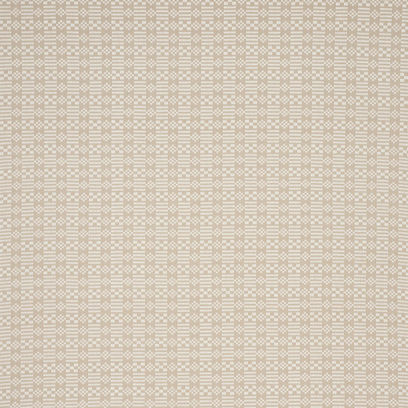 Schumacher Wilson Embroidery Sand Fabric Sample 76792