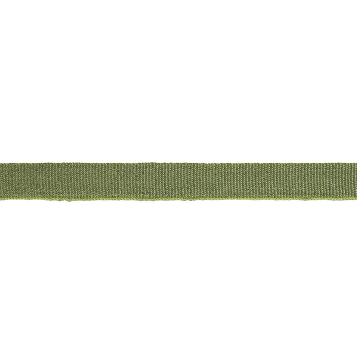 Schumacher Mathias Linen Tape Narrow Olive Trim Sample 76837