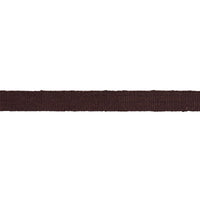 Schumacher Mathias Linen Tape Narrow Brown Trim 76839