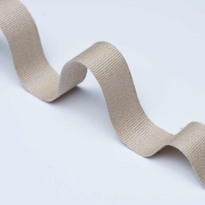 Schumacher Mathias Linen Tape Medium Flax Trim 76866