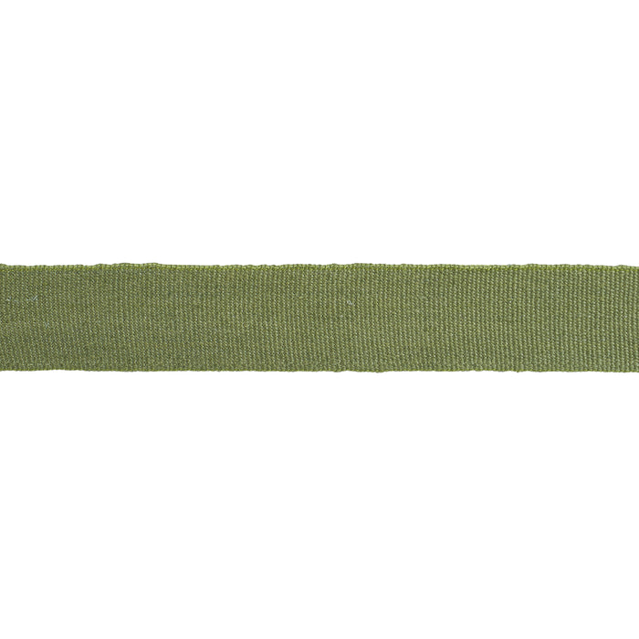 Schumacher Mathias Linen Tape Medium Olive Trim Sample 76867