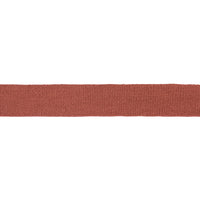 Schumacher Mathias Linen Tape Medium Terracotta Trim 76868