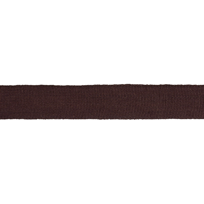 Schumacher Mathias Linen Tape Medium Brown Trim Sample 76869