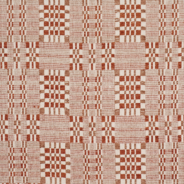 Schumacher Brimfield Terracotta Fabric 76946