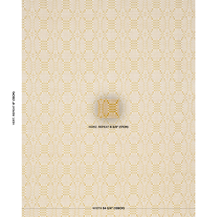 Schumacher Brimfield Mimosa Glow Fabric Sample 76947