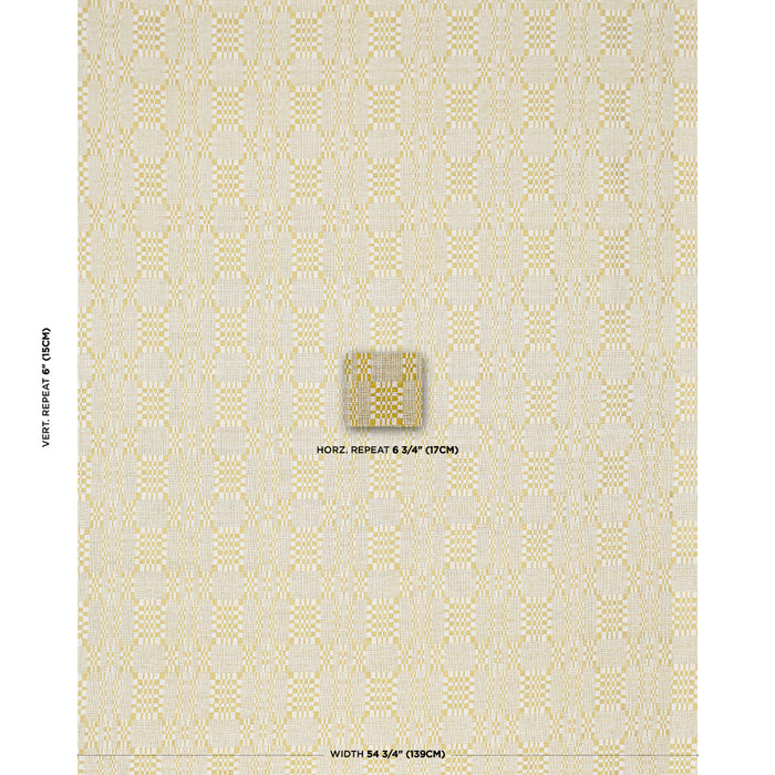 Schumacher Brimfield Mimosa Glow Fabric Sample 76947