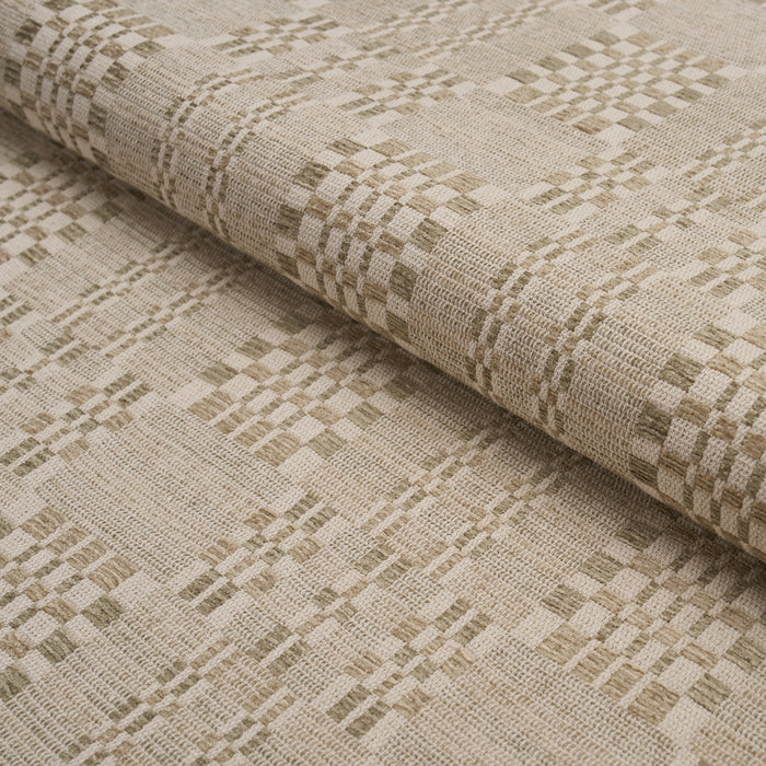 Schumacher Brimfield Almond Dust Fabric 76948