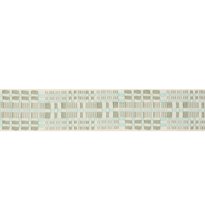 Schumacher Brimfield Tape Sage Trim Sample 76952