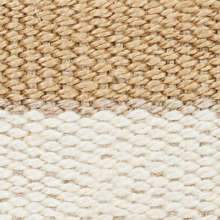 Schumacher Modern Neutral IIi Narrow Tape White & Gold Trim 77030