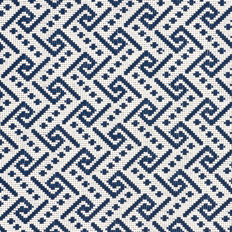 Schumacher Ionic Weave Pacific Fabric Sample 77120