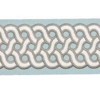 Schumacher Mandeville Tape Sky Trim 77154