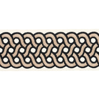 Schumacher Mandeville Tape Almond Trim 77155
