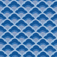 Schumacher Wilhelm Blue Fabric 77180