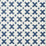 Schumacher Elias Blue & Ivory Fabric 77200