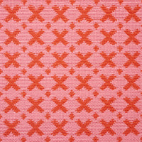 Schumacher Elias Pink & Red Fabric 77201