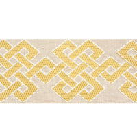 Schumacher Chesterton Tape Yellow Trim 77220