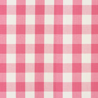 Schumacher Camden Cotton Check Magenta Fabric 77321