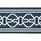 Schumacher Malmaison Tape Blue Trim 77350