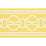 Schumacher Malmaison Tape Yellow Trim 77352