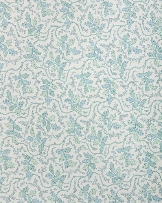 Brunschwig & Fils Aureille Aqua Wallpaper P8025109.13.0