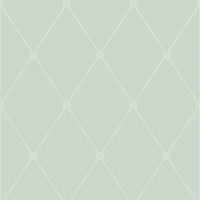 Cole & Son Large Georgian Rope Trellis Duck Egg Wallpaper 100/13066.CS.0
