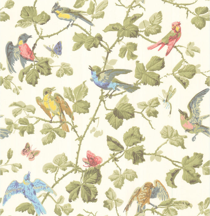 Cole & Son Winter Birds Multi-Coloured Wallpaper 100/2006.CS.0