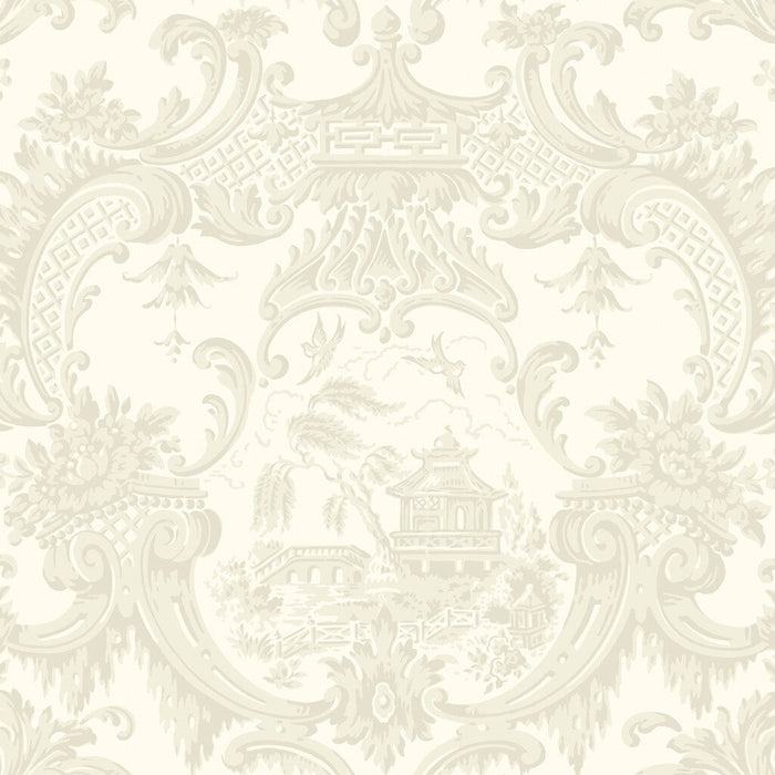 Cole & Son Chippendale China Ivory Wallpaper 100/3010.CS.0