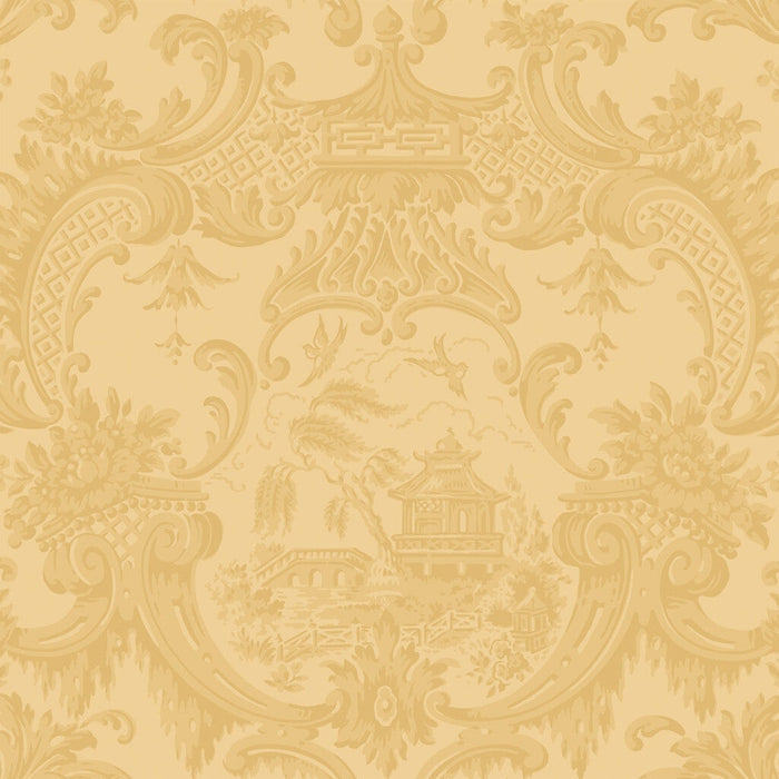 Cole & Son Chippendale China Yellow Wallpaper 100/3014.CS.0
