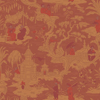 Cole & Son Chinese Toile Red Wallpaper 100/8041.CS.0