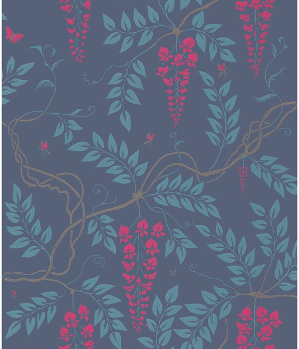 Cole & Son Egerton Indigo Wallpaper 100/9042.CS.0