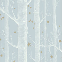 Cole & Son Woods & Stars Powder Blue Wallpaper 103/11051.CS.0