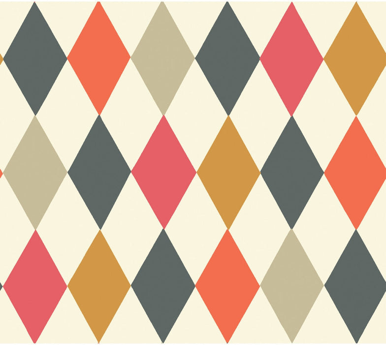 Cole & Son Punchinello Multi-Colour Wallpaper 103/2006.CS.0