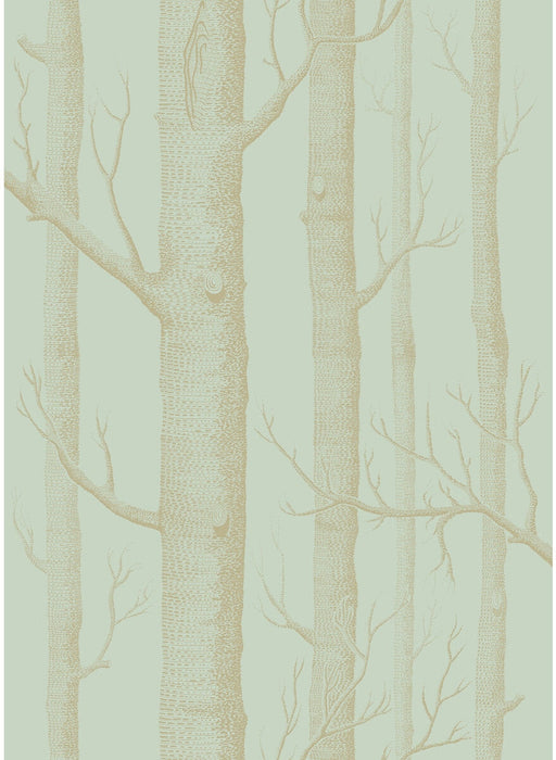 Cole & Son Woods Green/Gold Wallpaper 103/5023.CS.0