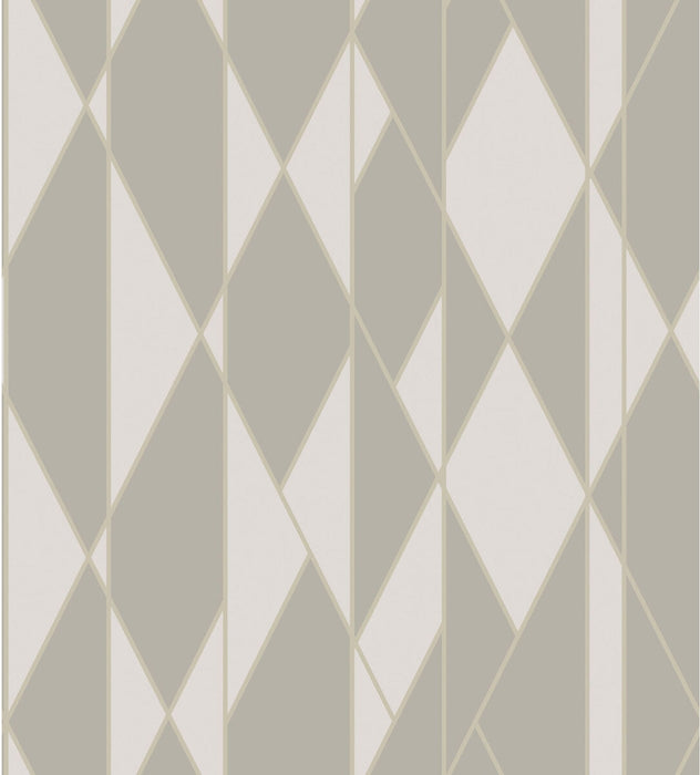 Cole & Son Oblique Grey And White Wallpaper 105/11046.CS.0